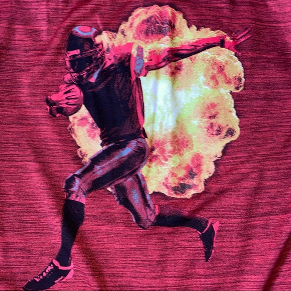 REEBOK Boys Graphic Football T-shirt. Size L (14-16) - Picture 2 of 6